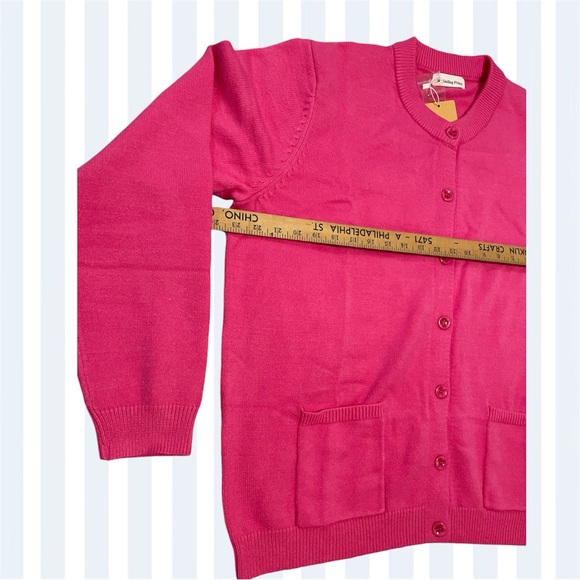 NEW SMILING PINKER Women's Cardigan Sweater Button Down Chunky KnitwearXXXL PINK - Picture 7 of 16